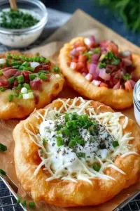 Langos aus der Heißluftfritteuse