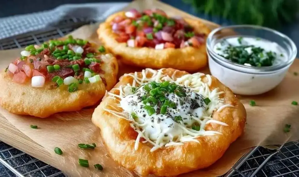 Langos aus der Heißluftfritteuse – Gesundes Rezept