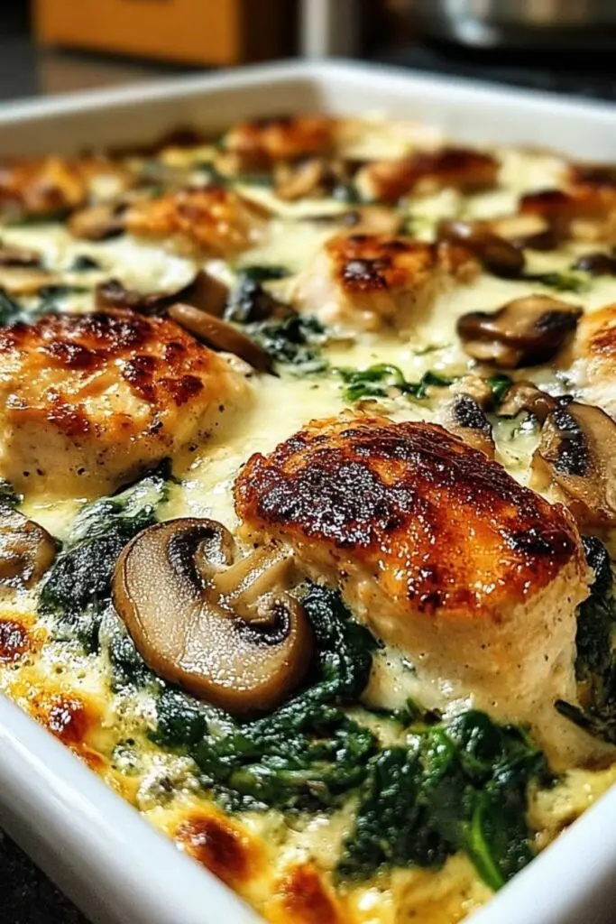 Low Carb Hähnchen Auflauf