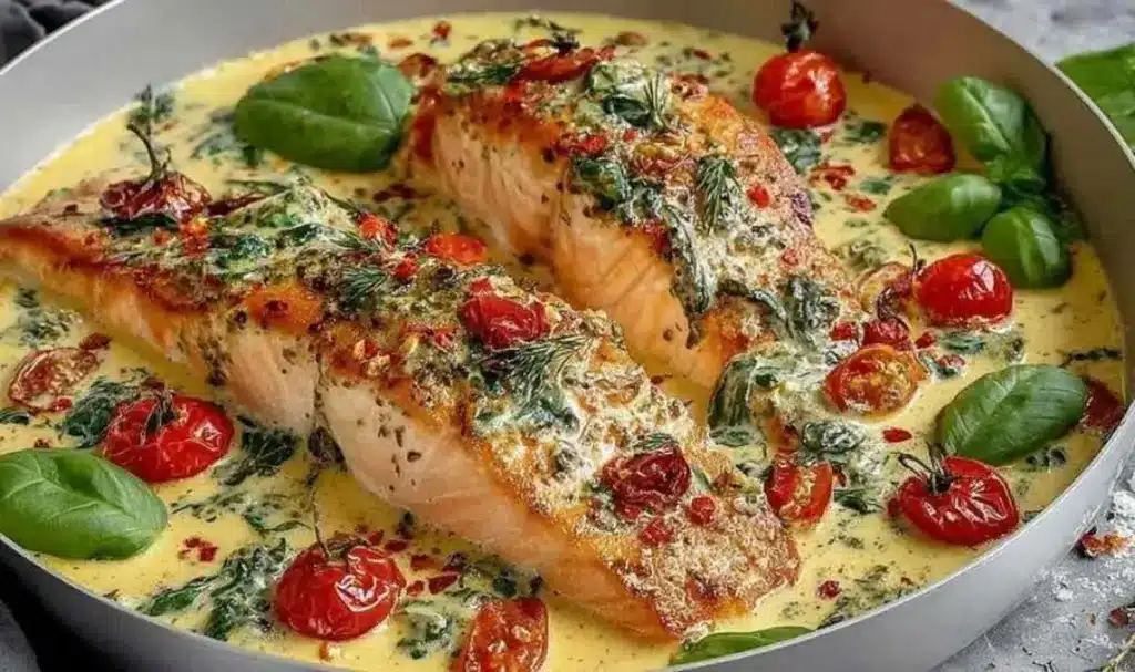 Cremiger Low Carb Toskana Lachs – Traumhaftes Abnehm-Rezept