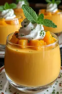 Cremige Mango-Mousse