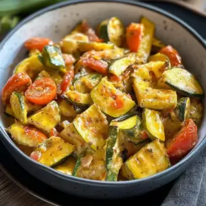 Cremige Maultaschenpfanne mit Zucchini und Tomaten