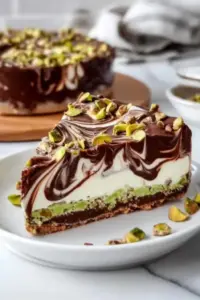 No-Bake Pistazien-Käsekuchen