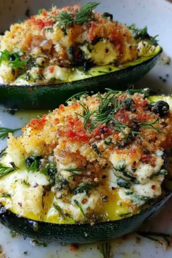 Ofenzucchini mit Feta Rezept
