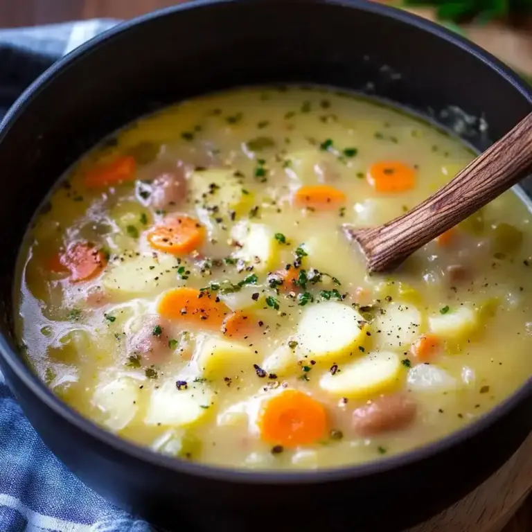 Omas Kartoffelsuppe mit Würstchen: Ein Unglaublich Ultimatives Rezept für 4 Portionen