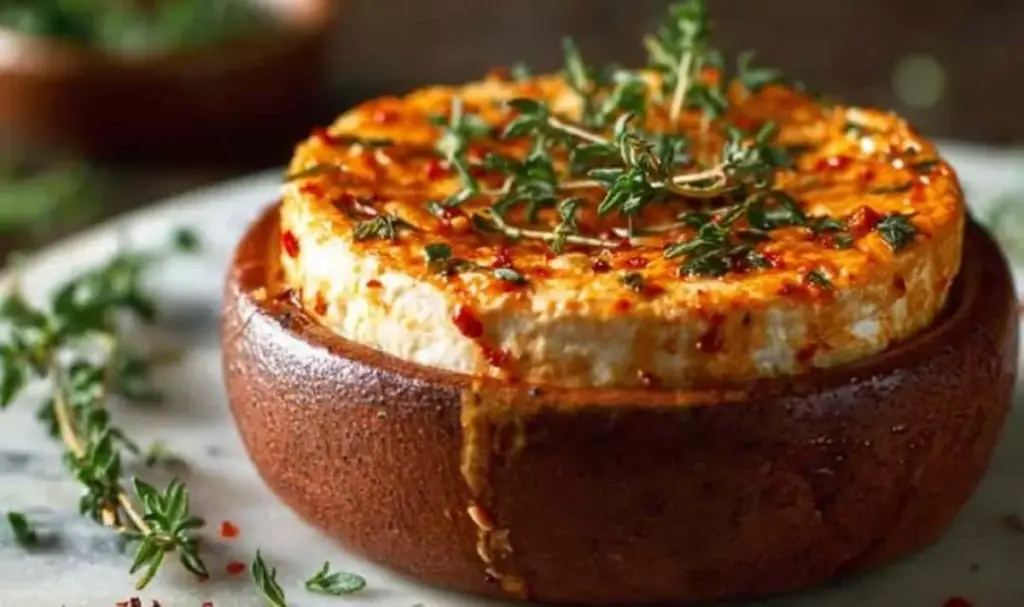Cremiger Paprika-Ziegenkäse-Aufstrich mit Thymian – Schnelles Rezept