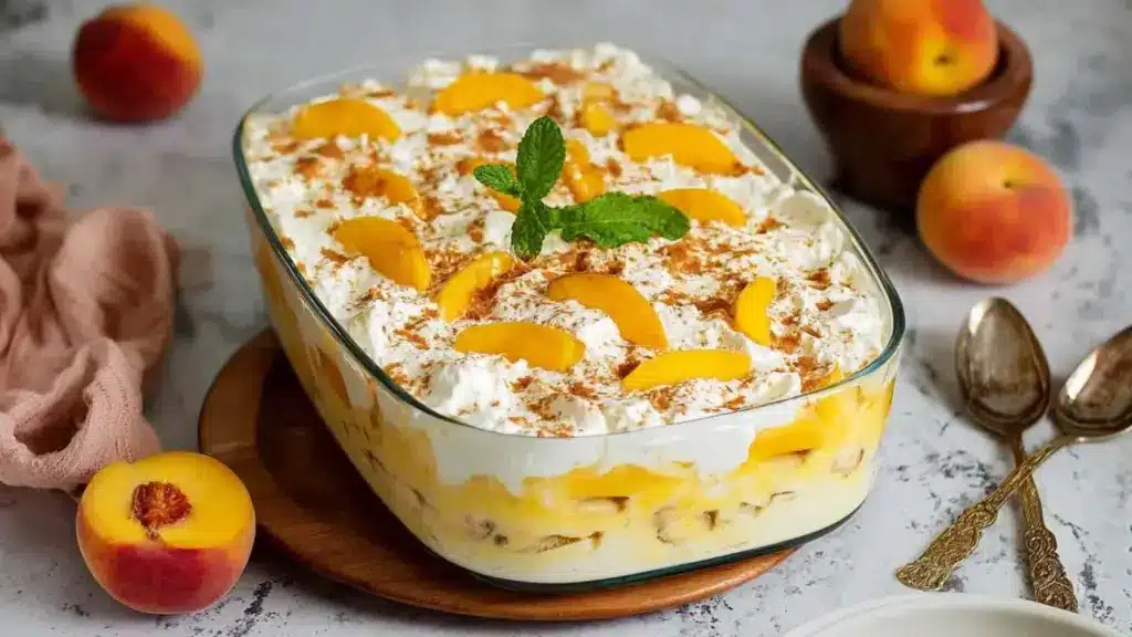 Pfirsich Tiramisu Rezept – Cremiges Sommerdessert