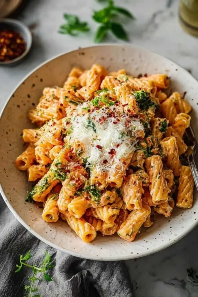 Protein Nudeln Hüttenkäse Rezept