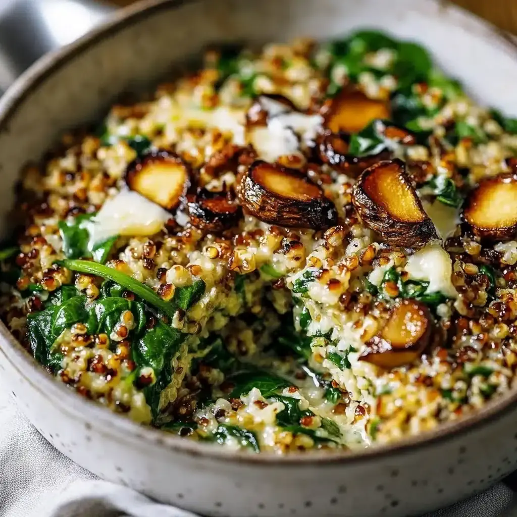 Quinoa & Linsen Spinat-Auflauf: Ein Unglaubliches Ultimatives Rezept für 4 Portionen