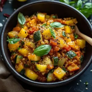 Quinoa-Zucchini-Eintopf