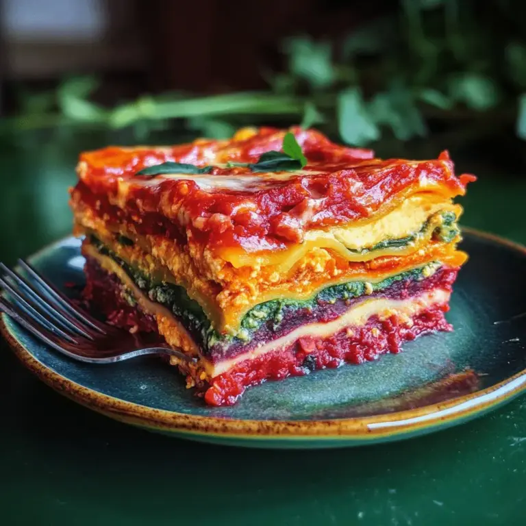 Regenbogen Lasagne