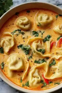 Cremige Thai-Knödel-Suppe