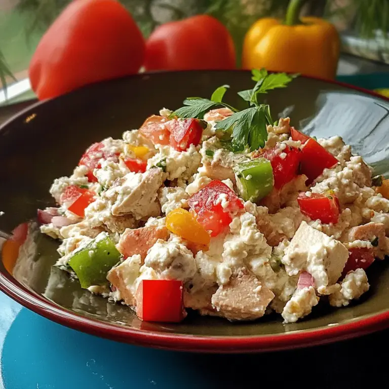 Thunfisch-Hüttenkäse-Salat