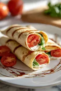 Tomaten Mozzarella Wraps