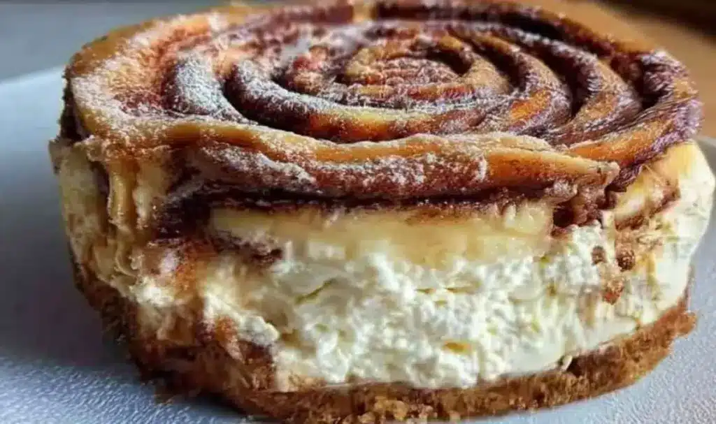 Zimtschnecken Käsekuchen mit Frischkäse – Cremiges Deutsches Rezept