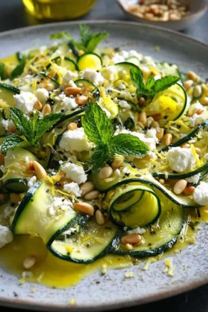 Zucchini Carpaccio Rezept