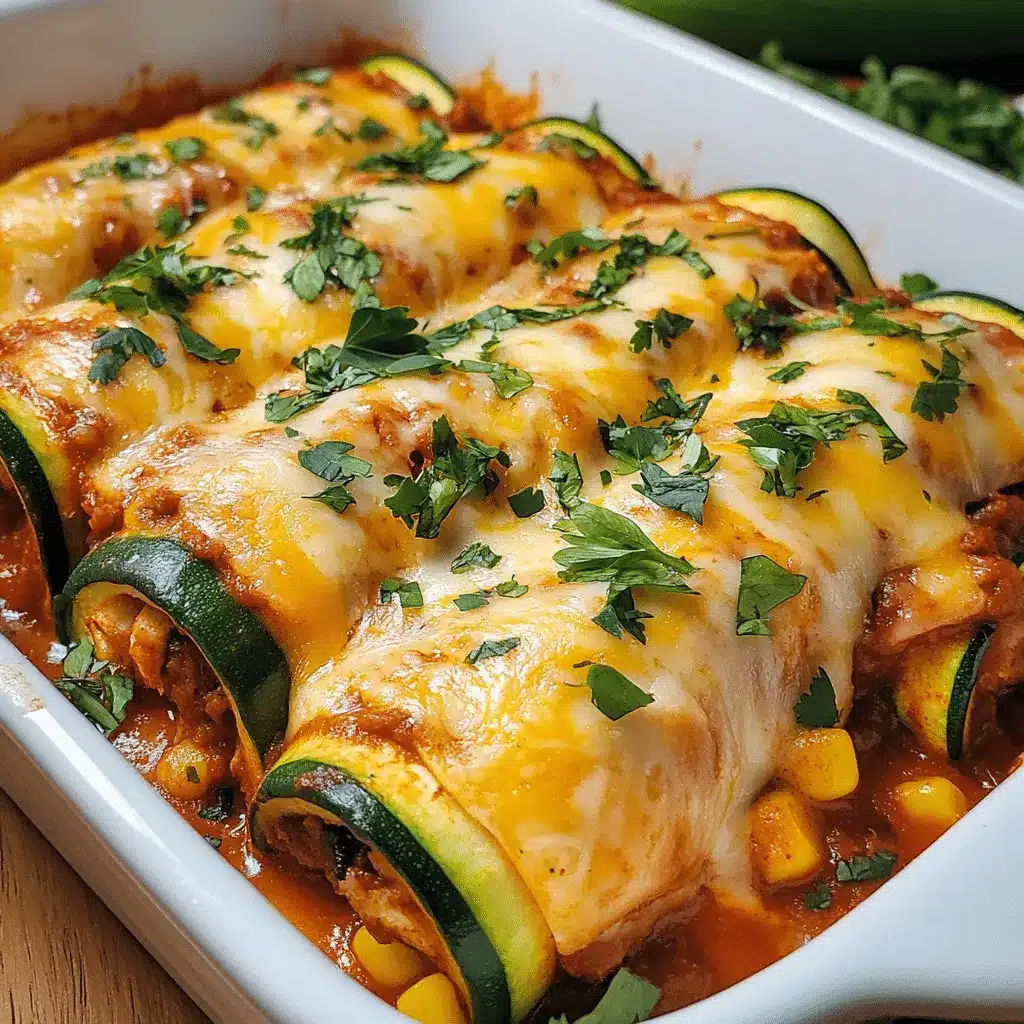 Zucchini Enchilada Roll-Ups