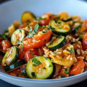 Zucchini-Tomaten-Reis