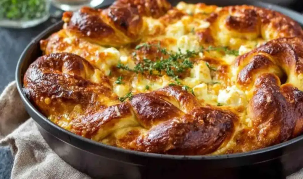 Bayerischer Brezel- und Käseauflauf – Herzhaftes Comfort Food