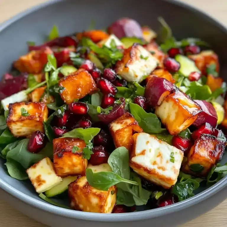 Bunter Halloumi Salat mit Granatapfel: Ein Unglaubliches Ultimatives Rezept