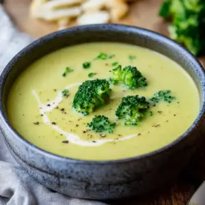 Cremige Brokkolisuppe