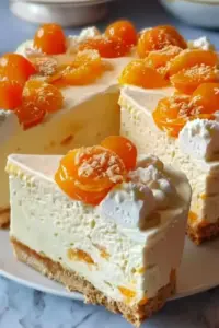 Fantakuchen mit Paradiescreme und Mandarinen