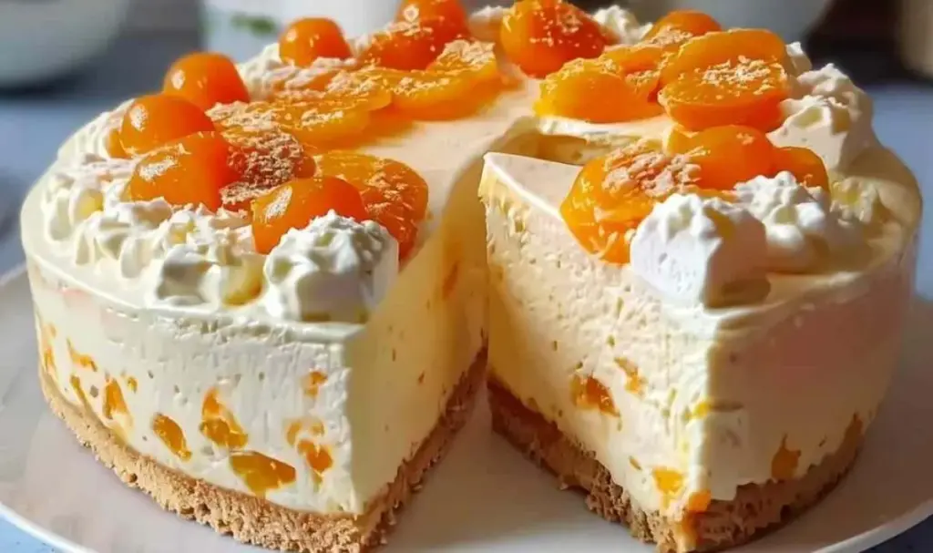 Fantakuchen mit Paradiescreme und Mandarinen – Klassischer Deutscher Blechkuchen