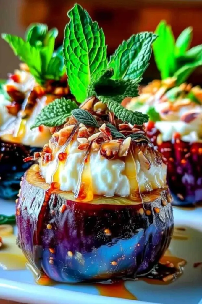 gebackene feigen ricotta rezept