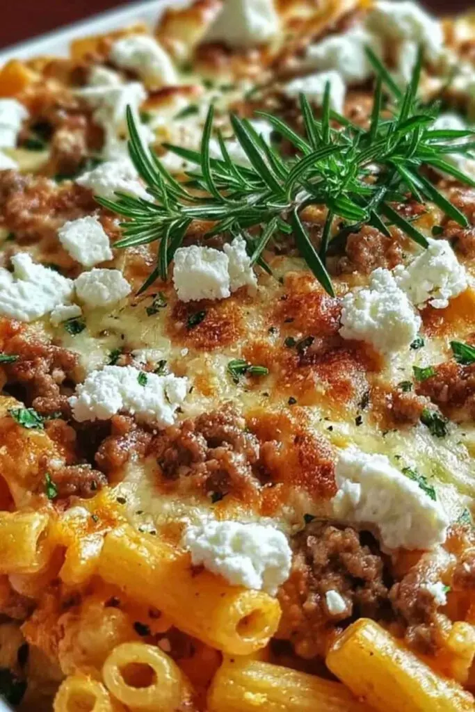 griechischer nudelauflauf mit hackfleisch