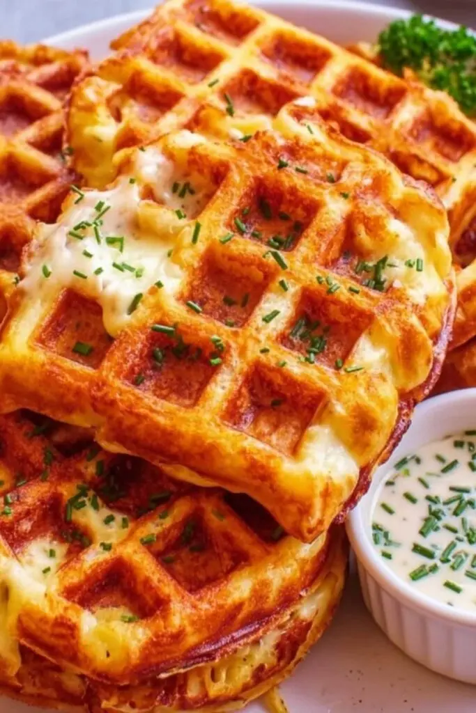 herzhafte käse waffeln rezept
