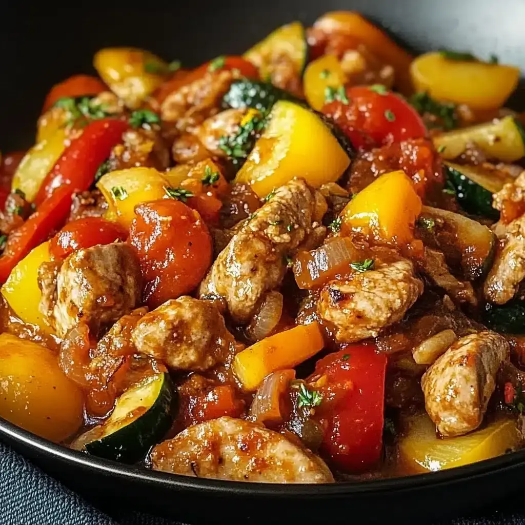 kalorienarme hackfleischpfanne sommergemüse rezept