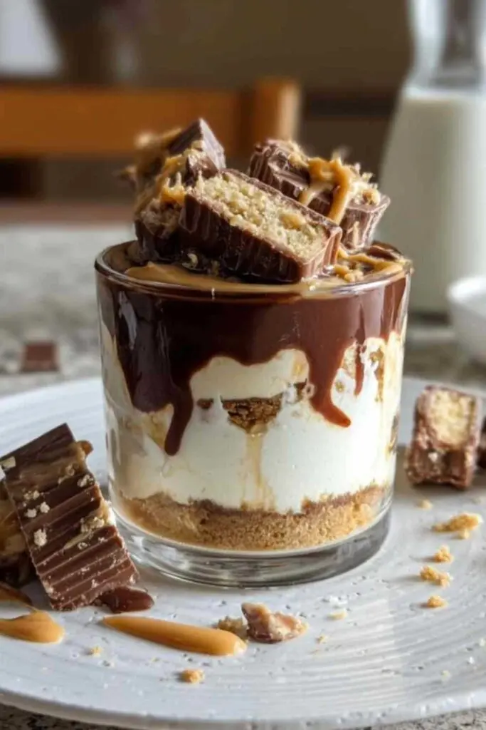 kinder bueno käsekuchen im glas