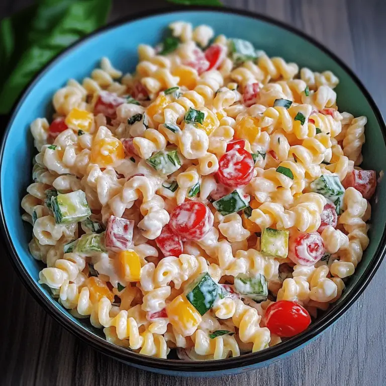 Kinder Nudelsalat mit Frischkäse