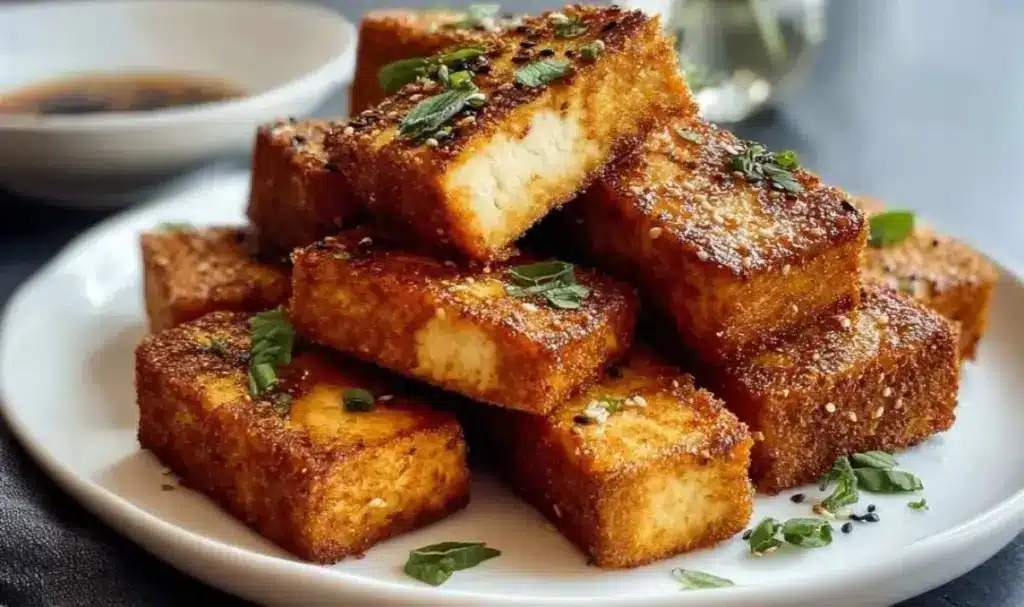 Knuspriger gebackener Tofu – Proteinreiches Rezept