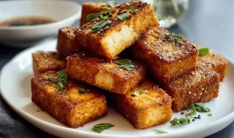 Knuspriger gebackener Tofu – Proteinreiches Rezept