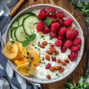 Leichter Frühstücksjoghurt