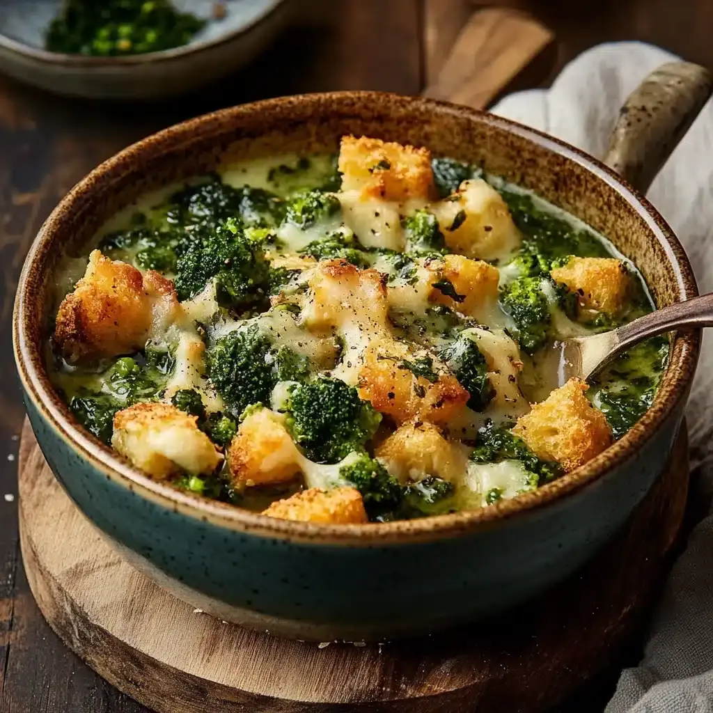 low carb brokkoli hähnchen auflauf