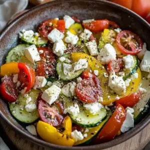 Mediterrane Gemüsepanne mit Feta
