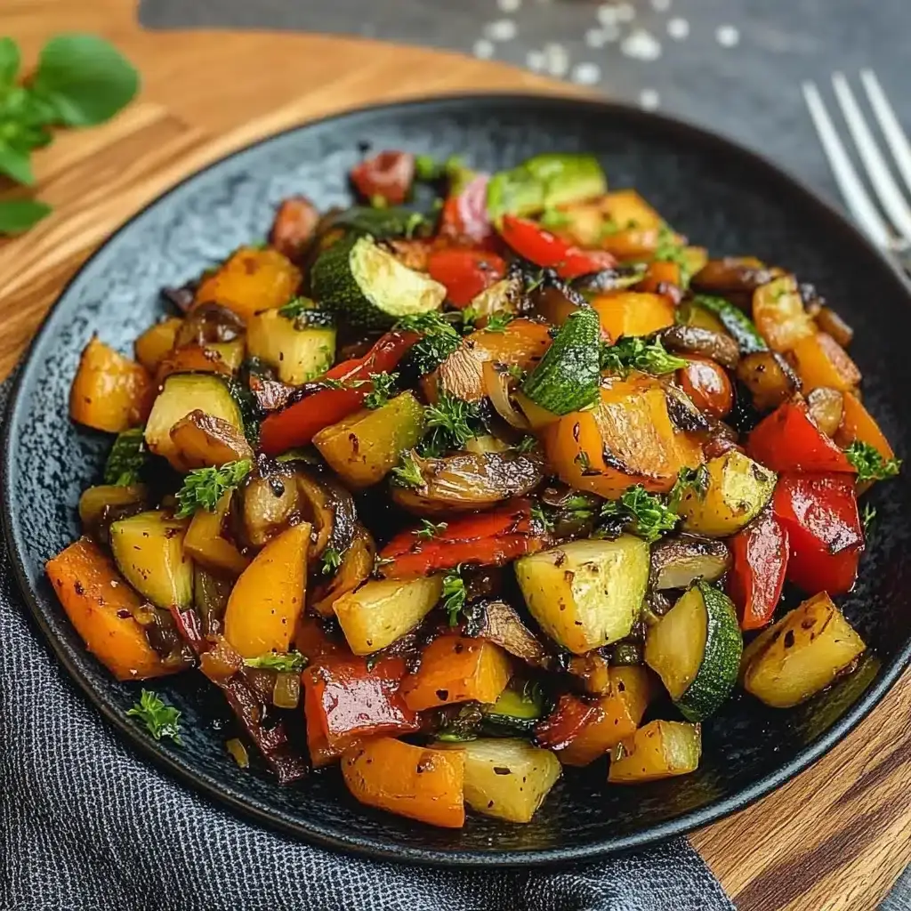 vegetarische Gemüsepfanne Rezept