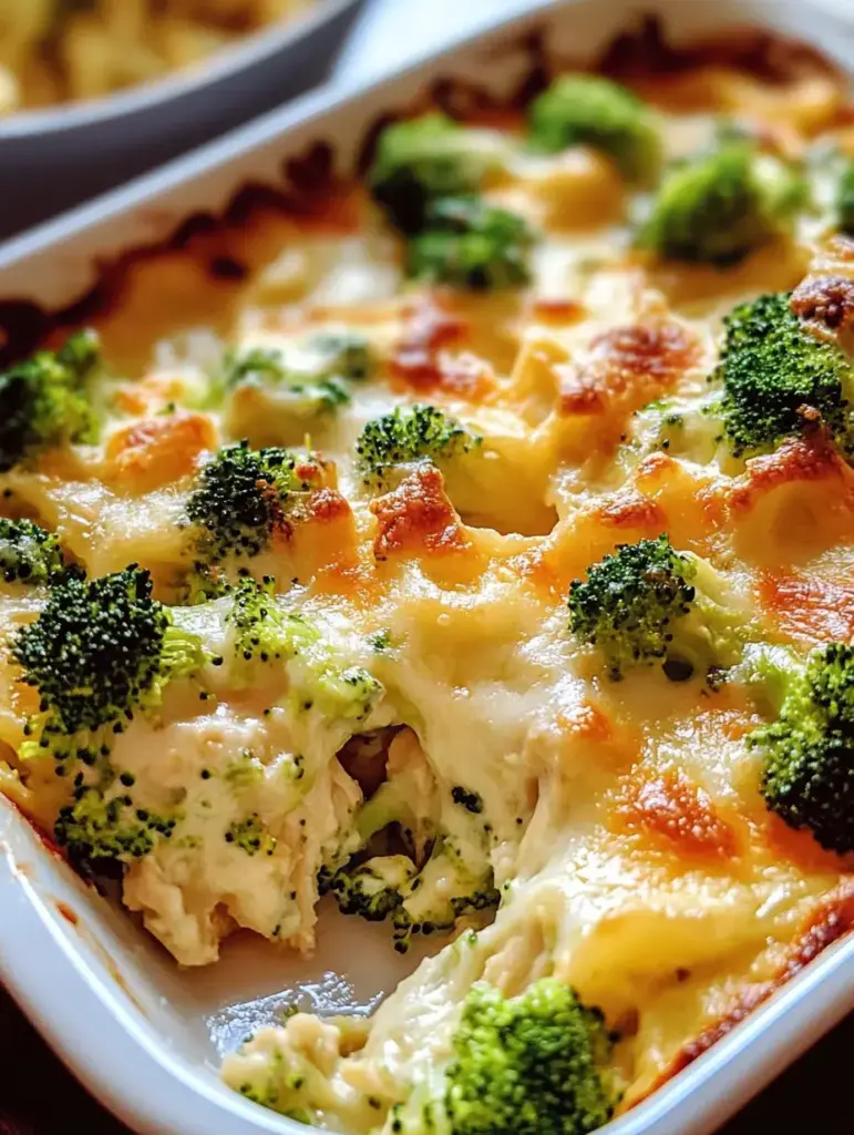 Brokkoli Hähnchen Auflauf mit Frischkäse