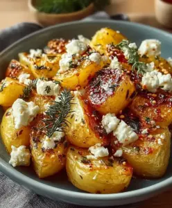 Geröstete Kartoffeln mit Feta