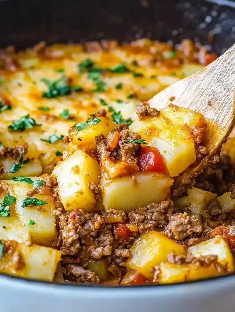 Kartoffelpfanne mit Hackfleisch