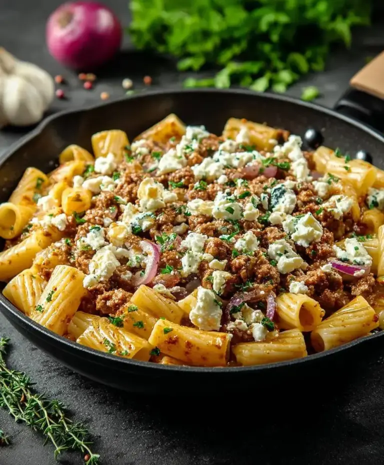 Nudel Hackfleisch Pfanne Feta: Das einfache Rezept für jeden Tag