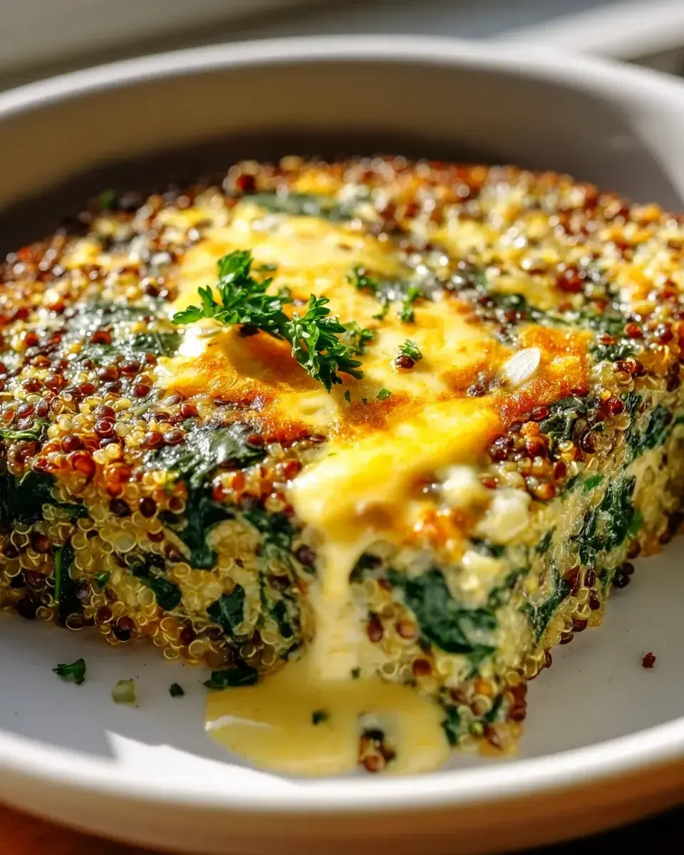 Gesunder Quinoa Linsen Spinat Auflauf – Nahrhaft und Herzhaft! 3 Quinoa Linsen Spinat gesunder Auflauf