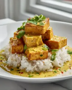 Kokos-Limette-Tofu