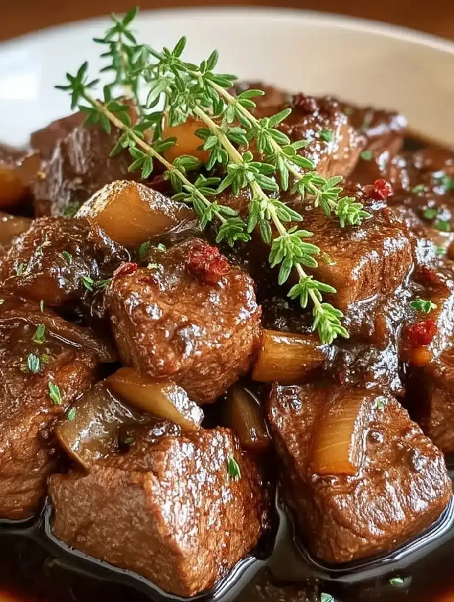ZartesRindfleischBalsamicoZwiebelsoe