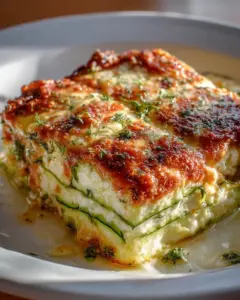 Einfacher Zucchini Hüttenkäse Auflauf